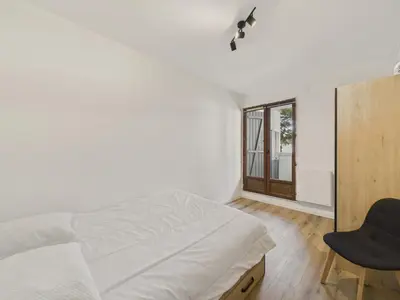 Un ou plusieurs lits dans un hébergement de l'établissement 200m de la mer - Appartement pour 4 avec balcon