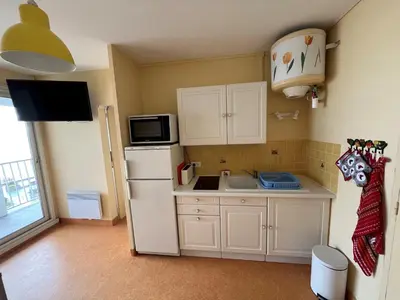 Cuisine ou kitchenette dans l'établissement Le Remblai