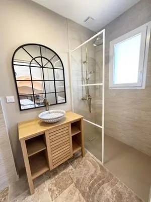 Salle de bains dans l'établissement Le Studio Délice