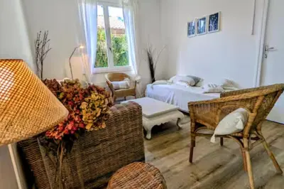 Un ou plusieurs lits dans un hébergement de l'établissement La Maison Brévinoise, Pines