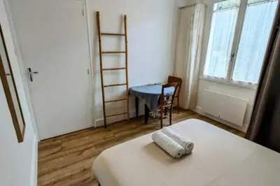 Un ou plusieurs lits dans un hébergement de l'établissement La Maison Brévinoise, Pines