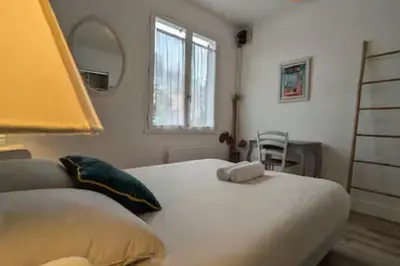 Un ou plusieurs lits dans un hébergement de l'établissement La Maison Brévinoise, Pines