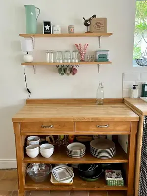 Cuisine ou kitchenette dans l'établissement Le Logis de Bouchet