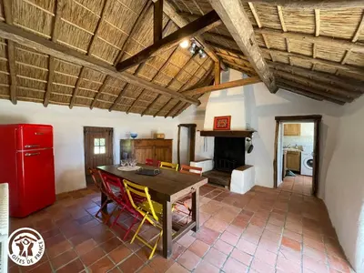 Cuisine ou kitchenette dans l'établissement Séjour Authentique dans Bourrine Traditionnelle à Beauvoir-sur-Mer - FR-1-426-582