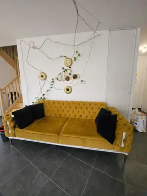 Coin salon dans l'établissement Cozy Family
