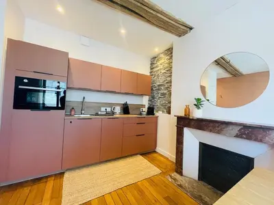 Cuisine ou kitchenette dans l'établissement Casa Madeleine