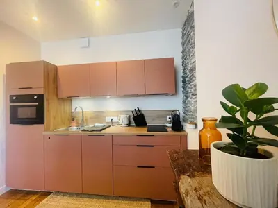 Cuisine ou kitchenette dans l'établissement Casa Madeleine