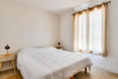 Un ou plusieurs lits dans un hébergement de l'établissement 700 m de la plage - jardin - maison pour 6