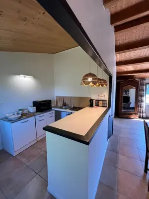 Cuisine ou kitchenette dans l'établissement Maison L union