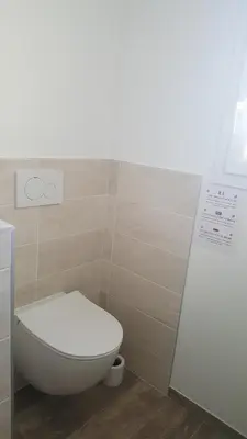 Salle de bains dans l'établissement Pornic Studio