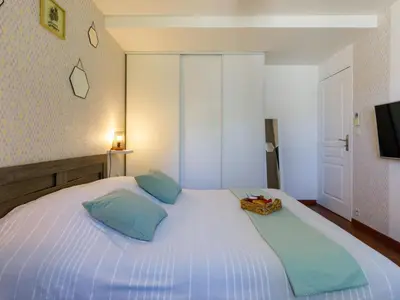 Un ou plusieurs lits dans un hébergement de l'établissement Holiday Home Villa Sunset by Interhome