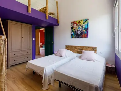 Un ou plusieurs lits dans un hébergement de l'établissement Holiday Home La Perle de Jade-1 by Interhome