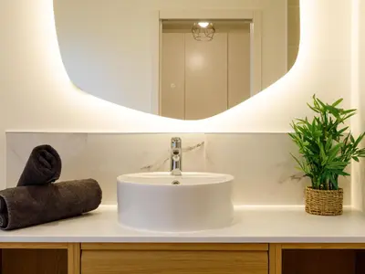 Salle de bains dans l'établissement Holiday Home Ohana by Interhome