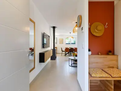 Télévision ou salle de divertissement dans l'établissement Holiday Home Ohana by Interhome