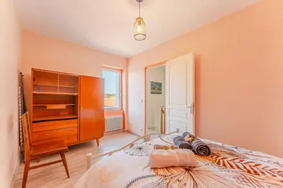 Un ou plusieurs lits dans un hébergement de l'établissement La Maison de Retz - 400m centre - Jardin