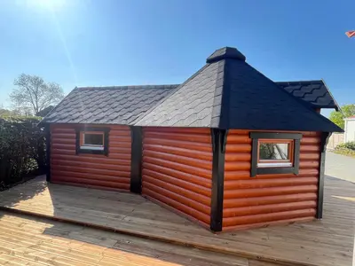 Bâtiment de la tente de luxe