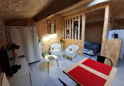 Coin salon dans l'établissement Chez Marie