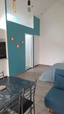 Coin salon dans l'établissement Entre Loire et Vallée