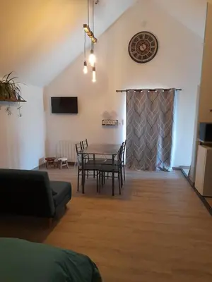 Télévision ou salle de divertissement dans l'établissement Entre Loire et Vallée
