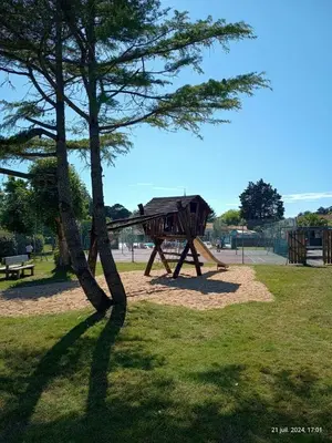 Paysage naturel près de le camping