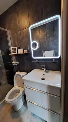 Salle de bains dans l'établissement Apartment in Downtown