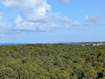Paysage naturel près de la maison de vacances