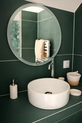 Salle de bains dans l'établissement Rêves de Canopée