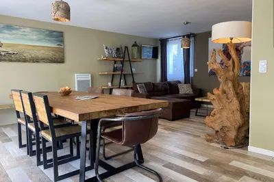 Coin salon dans l'établissement Villa Tanzanie - Domaine Le Sherwood