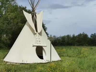 Plan de l'établissement Tipis Mohair de l'Erdre