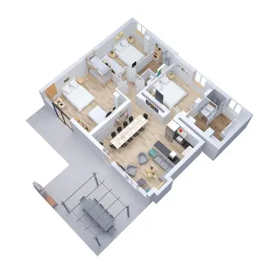 Plan de l'établissement Gîte Honorus - SPA - Puy duFou - Grande capacité