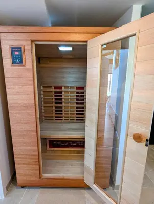 Plan de l'établissement La Petite Roche, dépendance cosy avec sauna