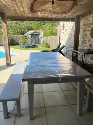 Terrasse ou espace extérieur de l'établissement Gîte Villa la Garenne Ctre ville St Jean de Monts