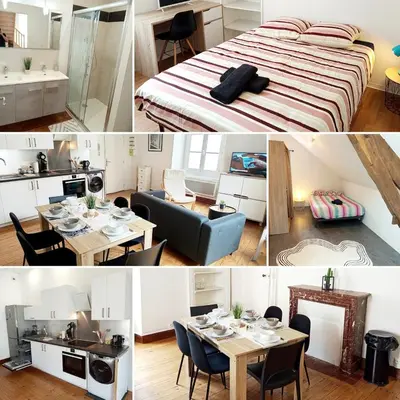 Cuisine ou kitchenette dans l'établissement Centralis, 3 Chambres - Parking inclus