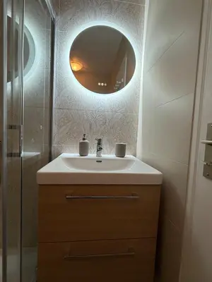 Salle de bains dans l'établissement La parenthèse - 50 m de la plage