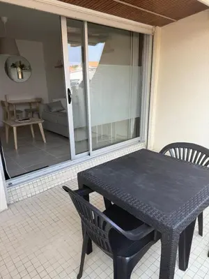 Balcon ou terrasse dans l'établissement La parenthèse - 50 m de la plage