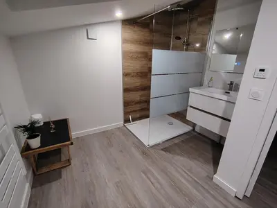 Cuisine ou kitchenette dans l'établissement La Maison de Pandora