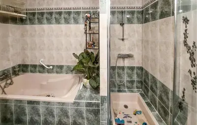 Salle de bains dans l'établissement Charmante Maison En Vendée