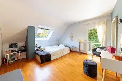 Un ou plusieurs lits dans un hébergement de l'établissement Villa Markaly
