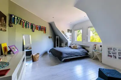 Un ou plusieurs lits dans un hébergement de l'établissement Villa Markaly