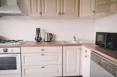 Cuisine ou kitchenette dans l'établissement Grange Les Sens Ciel