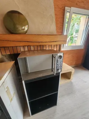 Cuisine ou kitchenette dans l'établissement Bienvenue chez nous !