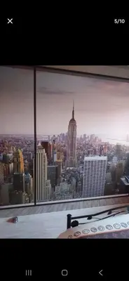 Vue générale sur Champtoceaux ou vue de la ville depuis le séjour chez l'habitant
