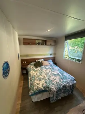 Un ou plusieurs lits dans un hébergement de l'établissement Camping 4 Étoiles Mobilhome Chez Jéjé et Fredo