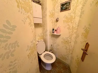 Salle de bains dans l'établissement Superbe Vue Mer