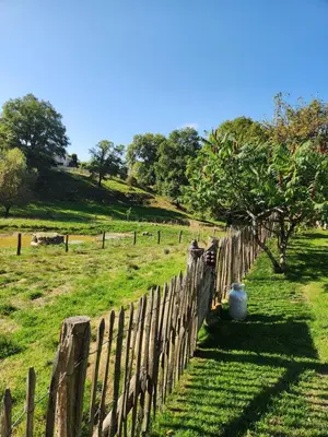 Paysage naturel près de la maison de vacances