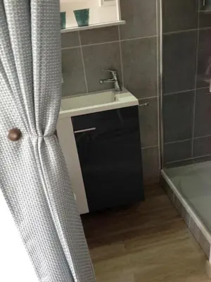Salle de bains dans l'établissement Studio Hyper centre ville