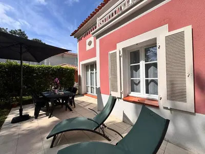 Balcon ou terrasse dans l'établissement La Maison du Golf - Jardin - Piscine - 4p