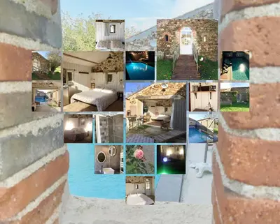 Plan de l'établissement Chambre studio au Bord de la Piscine chauffée et privée pour vous le soir !
