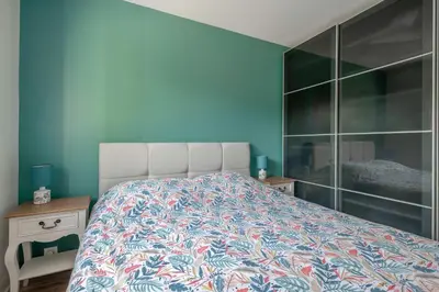 Un ou plusieurs lits dans un hébergement de l'établissement Maison familiale pour 8 pers - 400m de la plage