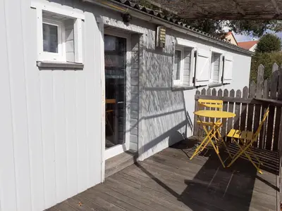 Balcon ou terrasse dans l'établissement Studio à Vertou aux portes de Nantes